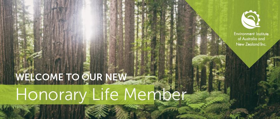 Our newest EIANZ Honorary Life Member